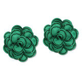 108855, BLING FABRIC FLOWER SHOE CLIPS