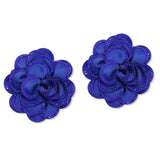 108856, BLING FABRIC FLOWER SHOE CLIPS