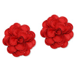 108856, BLING FABRIC FLOWER SHOE CLIPS