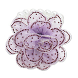 108859, BLING FABRIC FLOWER ACCENT WITH PEARL STRAND STRETCH BRACELET