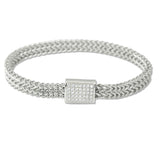 108913, MICRO PAVE CUBIC ZIRCONIA MAGNETIC CLOSURE BRACELET