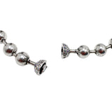 108974, WESTERN RHINESTONE ACCENT MAGNETIC CLOSURE BALL CHOKER NECKLACE