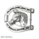 109042, WESTERN HORSE BELT BUCKLE