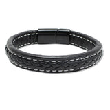 109088, MENS BRACELET COLLECTION BRAIDED LEATHER BRACELET