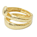 109105, HAMMERED METAL BANGLE BRACELET