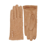 109121, SOFT TEXTURED BOUCLE TOUCH SCREEN GLOVES
