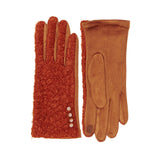 109121, SOFT TEXTURED BOUCLE TOUCH SCREEN GLOVES