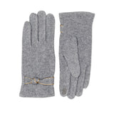 109123, GOLD ELDGE KNOT TOUCH SCREEN GLOVES