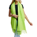 109125, TEXTURE SOFT SOLID OBLONG SCARVES