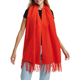109125, TEXTURE SOFT SOLID OBLONG SCARVES