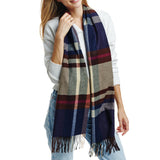 109126, CLASSIC PLAID PATTERN SCARVES