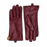 109145, LUXE WEAVE FAUX LEATHER TOUCH SCREEN GLOVES