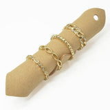 109185, SIZE 7 GOLD TONE ELEGANT PAVE RHINESTONE RING SET