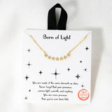 109188, BORN OF LIGHT DAINTY STAR CUBIC ZIRCONIA NECKLACE