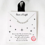109188, BORN OF LIGHT DAINTY STAR CUBIC ZIRCONIA NECKLACE