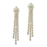 109206, CHANDELIER CUBIC ZIRCONIA ACCENT DROP EARRING