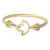 109263, SORORITY MERMAID TAIL BANGLE BRACELET WITH CRYSTAL ACCENT