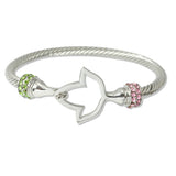 109263, SORORITY MERMAID TAIL BANGLE BRACELET WITH CRYSTAL ACCENT