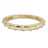 109369, PEARL STUDDED ACCENT STRETCH BRACELET