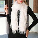109372, LUXURY ULTRA SOFT FAUX FUR SCARF