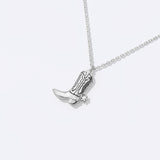 109380, BOOTS OVER HEELS WESTERN BOOTS PENDANT NECKLACE