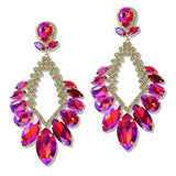109382, OVERSIZED GLAMOROUS RHINESTONE EVENING EARRING