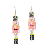 109399, CHRISTMAS NUTCRACKER SOLDIER DANGLE EARRING