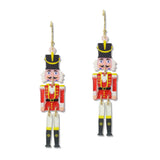 109399, CHRISTMAS NUTCRACKER SOLDIER DANGLE EARRING