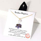 109505, TIMELESS ELEGANCE SINGLE PEARL PENDANT NECKLACE