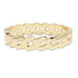 109523, ELEGANT CHAIN METAL OPEN BANGLE BRACELET