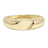 109524, OVAL CUT ACCENT METAL OPEN BANGLE BRACELET