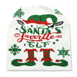 109551, SANTA FAVORITE ELF CHRISTMAS HOLIDAY BEANIE HAT