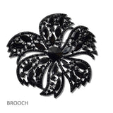 Bold Flower Rhinestone Brooch PIN - view 8