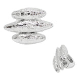 109595, TEXTURED TRIPLE ROW STRETCH RING