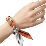109602, STYLISH SILKY SCARF BRACELET