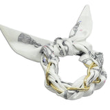 109602, STYLISH SILKY SCARF BRACELET