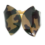 109610, GEOMETRIC CELLULOID ACETATE OPEN BANGLE BRACELET