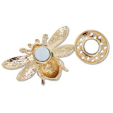109621, BUMBLE BEE ENAMEL MAGNETIC PIN BROOCH