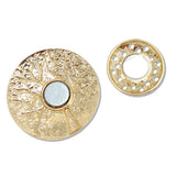 109622, TREE OF LIFE ENAMEL MAGNETIC PIN BROOCH