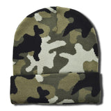 109629, CAMOUFLAGE PRINT SOFT BEANIE HAT