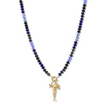 109630, OCEAN FISH STARFISH SHELL SEA LIFE CHARM BEADED NECKLACE