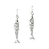 109642, OCEAN SEA LIFE FISH DANGLE EARRING