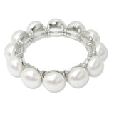 109652, SIMPLE ELEGANT PEARL STRETCH BRACELET