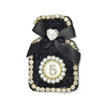 109670, PERFUME BOTTLE NUMBER 5 ACCENT TWEED BROOCH PIN