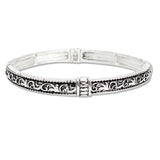 109692, VINTAGE FILIGREE ACCENT STRETCH BRACELET