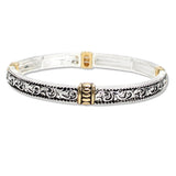 109692, VINTAGE FILIGREE ACCENT STRETCH BRACELET