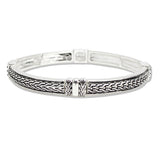 109694, VINTAGE TEXTURED ACCENT STRETCH BRACELET