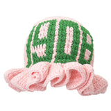 109707, SORORITY CROCHET BUCKET HAT