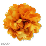 109726, BlG FABRIC FLOWER PIN CLIP BROOCH