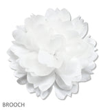 109726, BIG FABRIC FLOWER PIN CLIP BROOCH